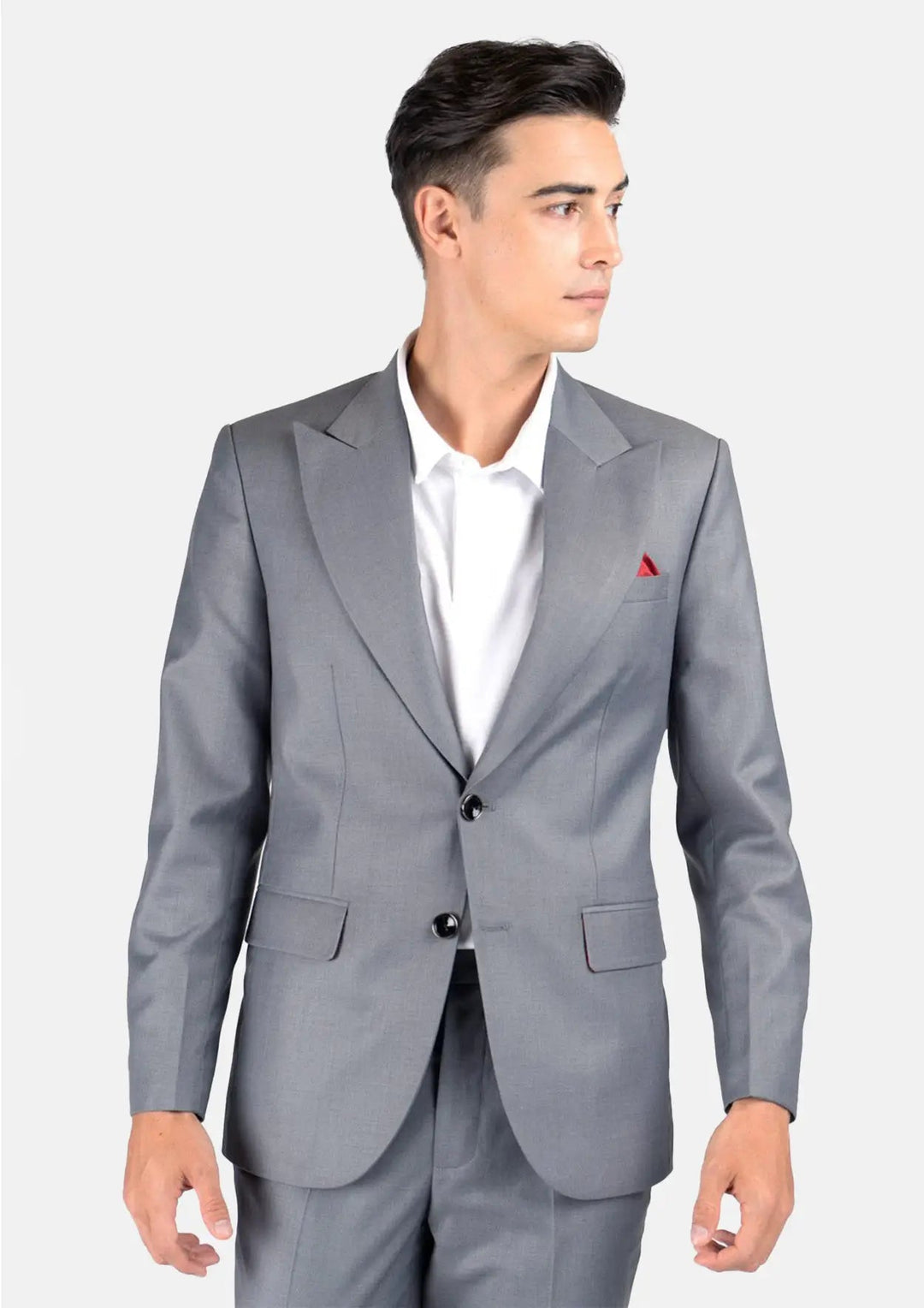 Hudson Oslo Grey Twill Suit - SARTORO