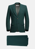 Hudson Phthalo Green Linen Suit - SARTORO