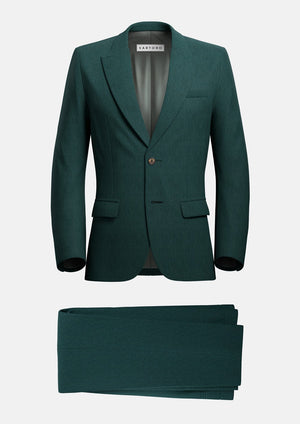 Hudson Phthalo Green Linen Suit