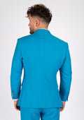 Hudson Sapphire Blue Stretch Jacket - SARTORO