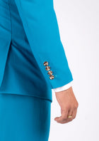 Hudson Sapphire Blue Stretch Jacket - SARTORO349