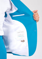 Hudson Sapphire Blue Stretch Suit - SARTORO805