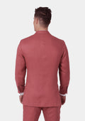 Hudson Tuscan Red Linen Jacket - SARTORO