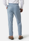 Ice Blue Twill Pants - SARTORO