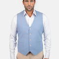 Icy Blue Vest - SARTORO