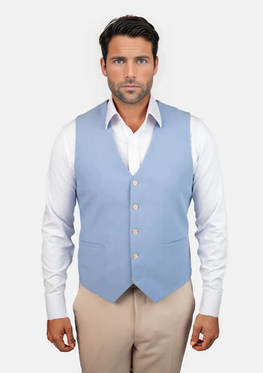 Icy Blue Vest - SARTORO