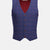 Indigo Blue Windowpane Vest - SARTORO