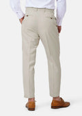 Ivory Cotton Chino Pants - SARTORO