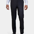 Jet Black Twill Pants - SARTORO