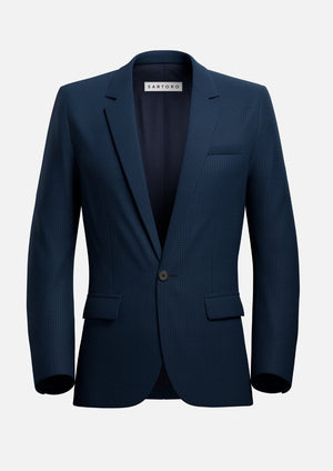 Lafayette Blue Microcheck Jacket