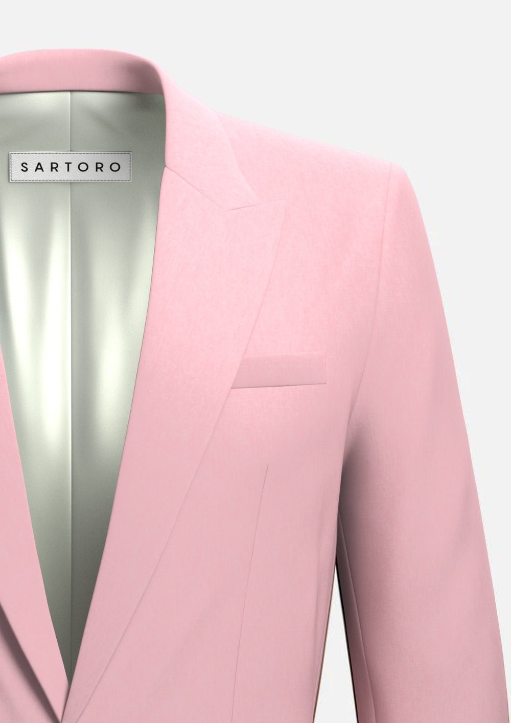 Liberty Amaranth Pink Linen Jacket - SARTORO