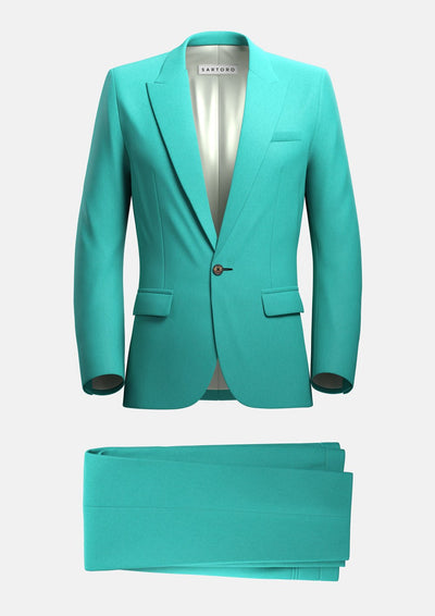 Liberty Atlantis Green Linen Suit - SARTORO