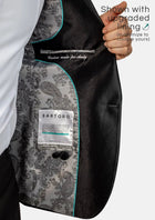 Liberty Black Sharkskin Tuxedo - SARTORO418