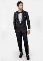 Liberty Black Sharkskin Tuxedo - SARTORO38