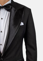 Liberty Black Sharkskin Tuxedo - SARTORO393