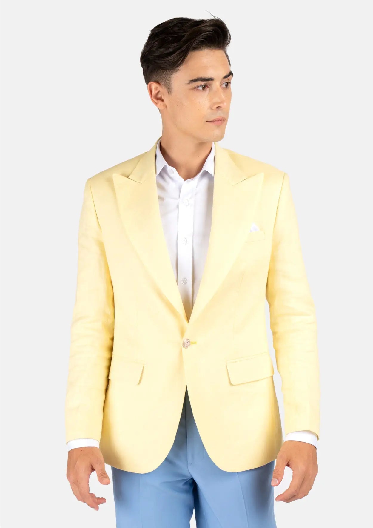 Yellow Blazer With White Shirt Shirt Pale Yellow Blazer Butter