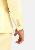 Liberty Light Yellow Linen Jacket - SARTORO