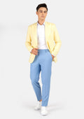 Liberty Light Yellow Linen Jacket - SARTORO