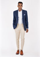 Thompson Navy Twill Jacket - SARTORO487