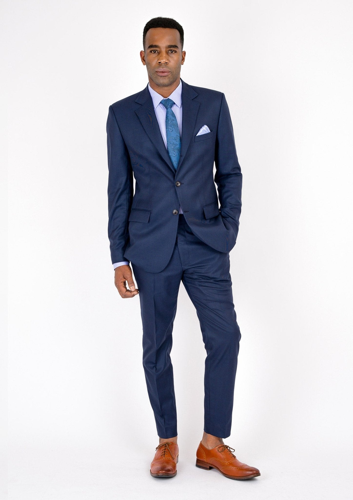 Thompson Navy Twill Suit - SARTORO