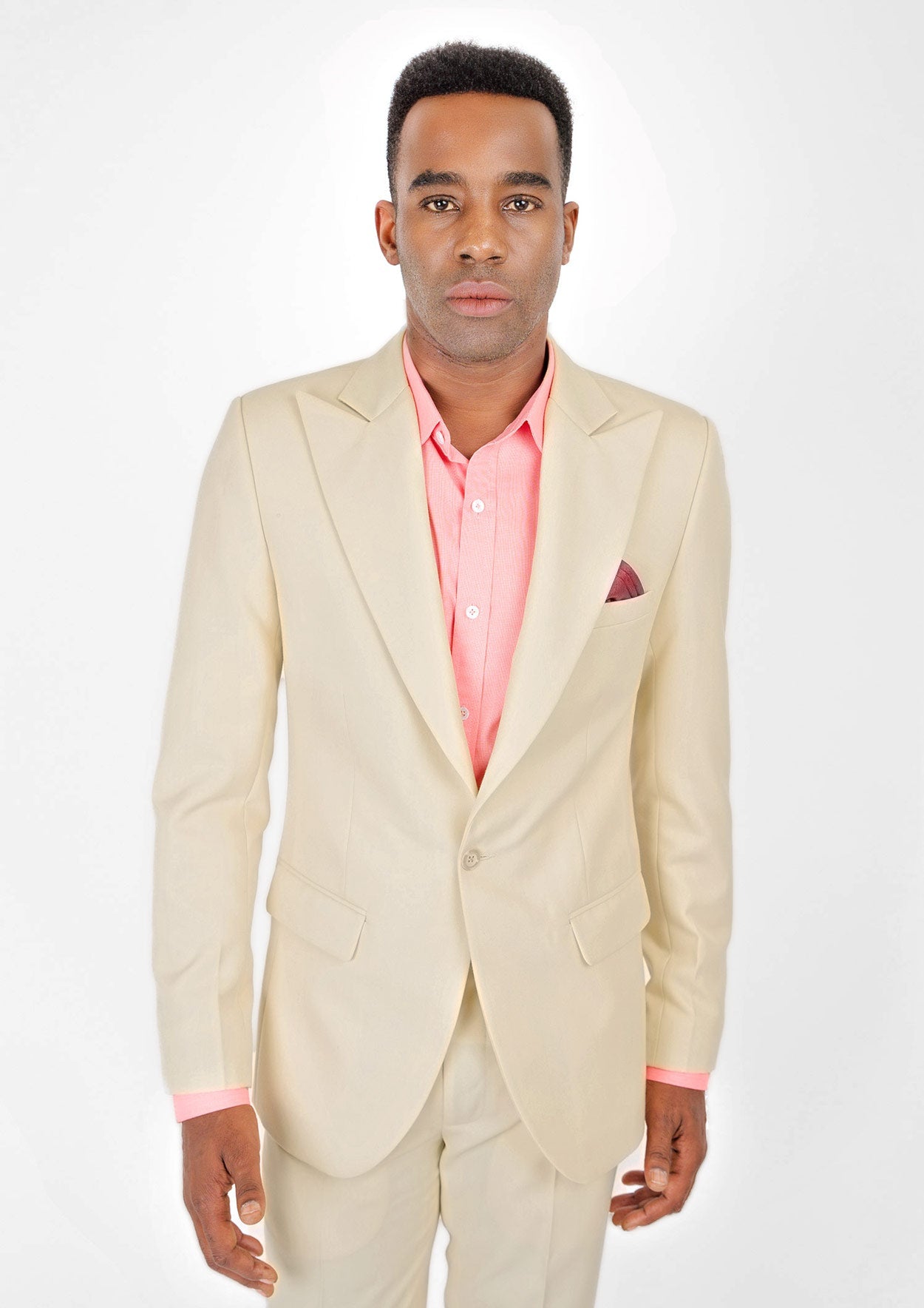 Liberty Sand Cotton Suit - SARTORO