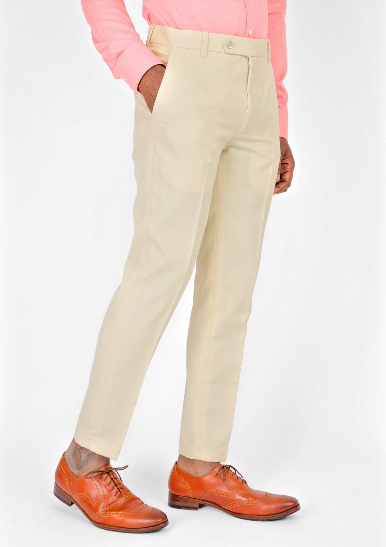 Liberty Sand Cotton Suit - SARTORO