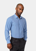 Light Blue End On End Shirt - SARTORO