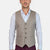 Light Brown Sharkskin Vest - SARTORO