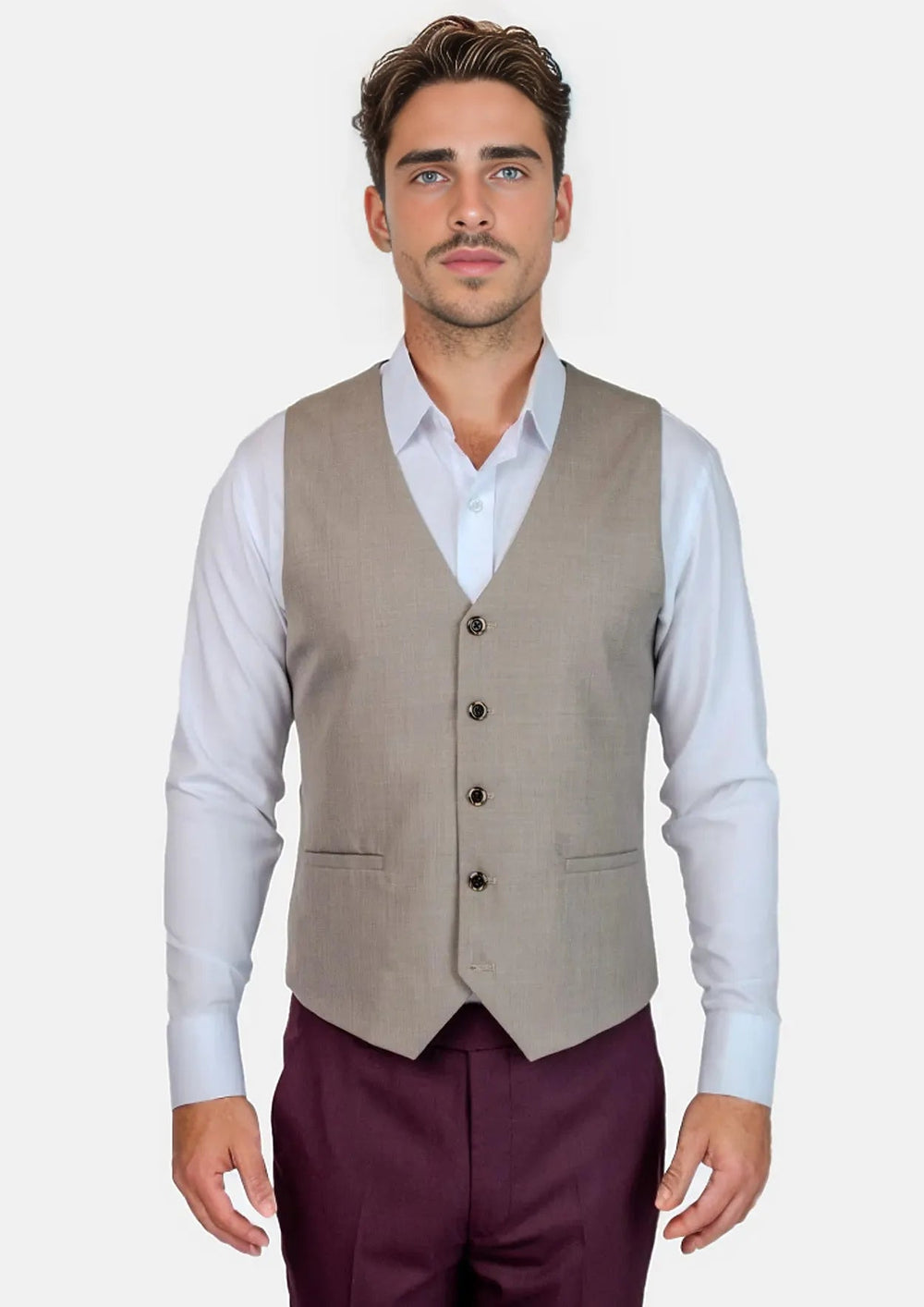 Dorian Grey Sharkskin Vest758