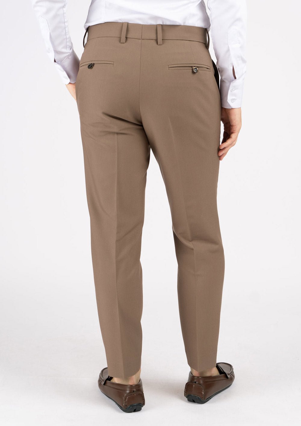Light Brown Stretch Pants - SARTORO