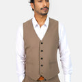 Light Brown Vest - SARTORO