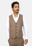 Light Brown Vest - SARTORO843
