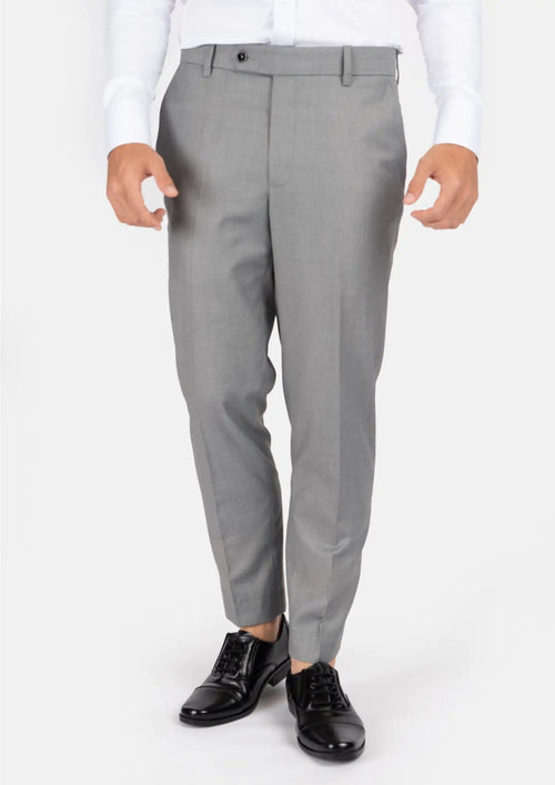 Light Grey Twill Pants - SARTORO