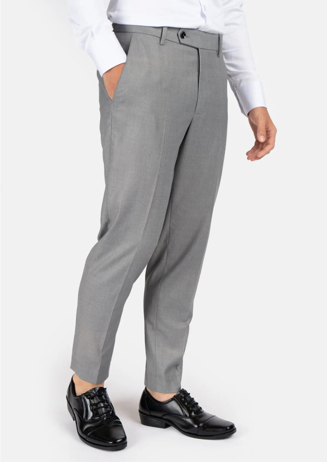 Light Grey Twill Pants - SARTORO