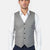 Light Grey Twill Vest - SARTORO