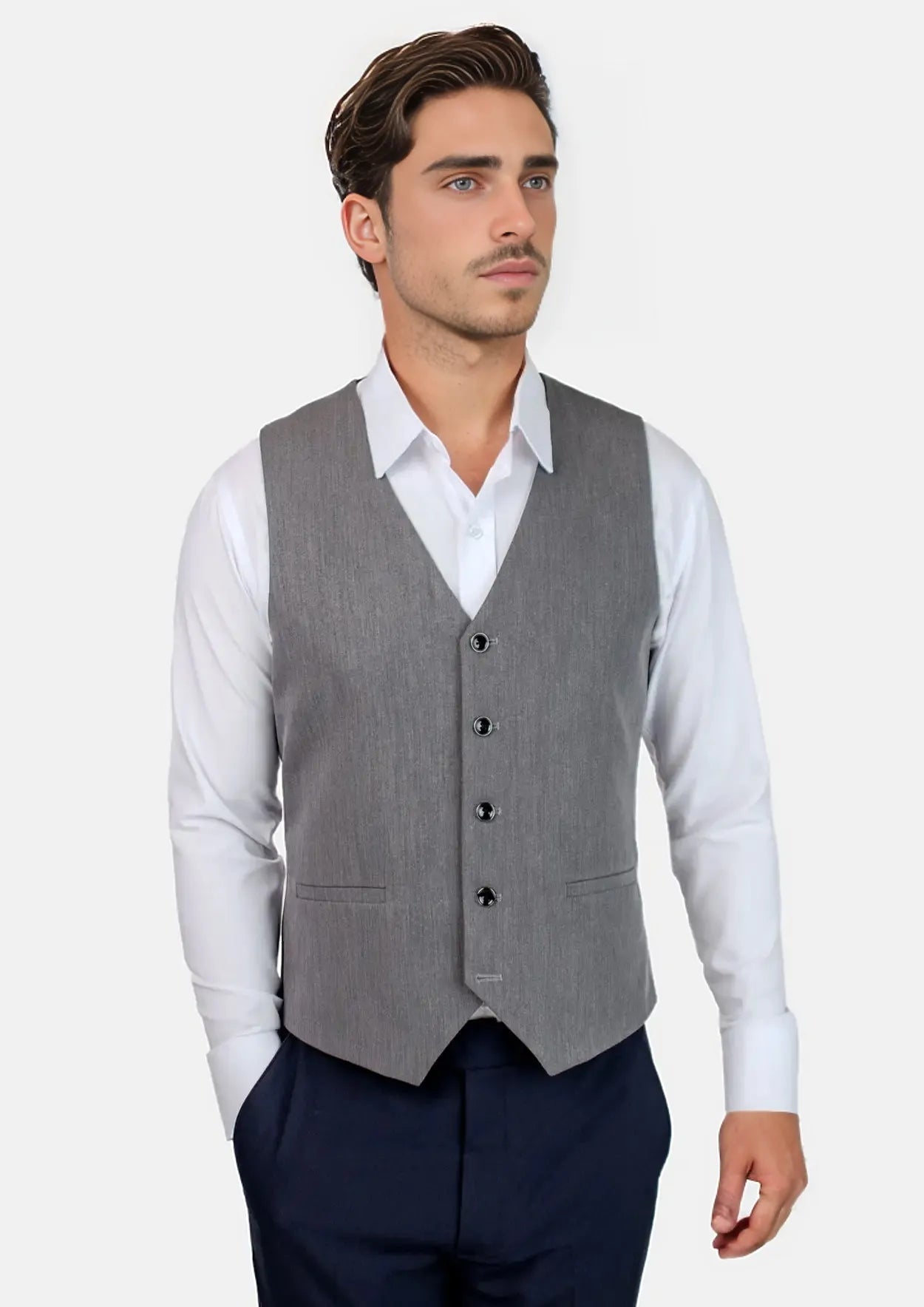 Light Grey Vest - SARTORO