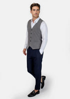 Light Grey Vest - SARTORO369