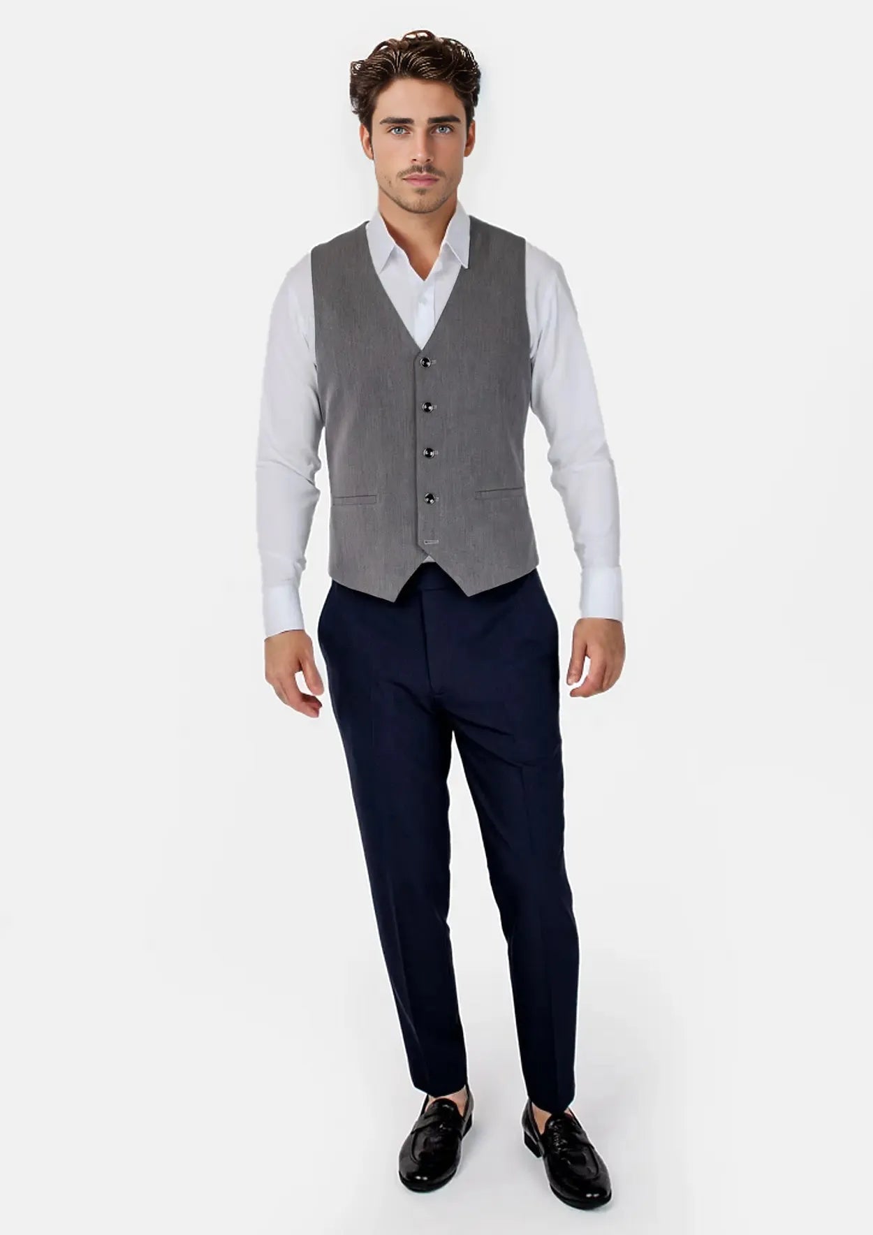 Light Grey Vest - SARTORO