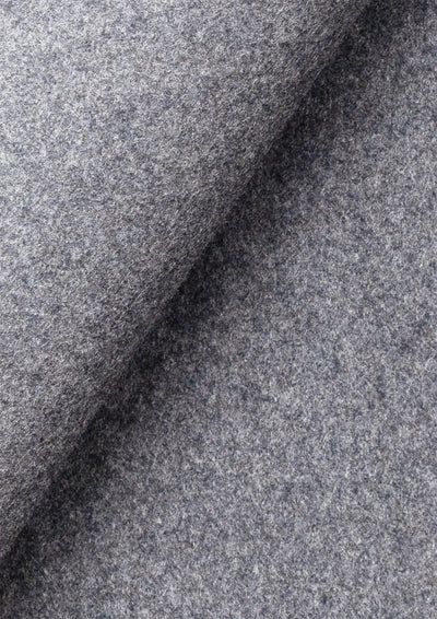 Light Grey Wool Signature Peacoat - SARTORO