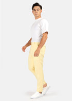 Light Yellow Linen Pants - SARTORO524