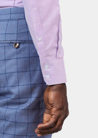 Lilac End On End Shirt - SARTORO589