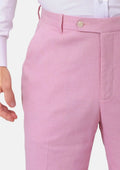 Lilac Linen Pants - SARTORO