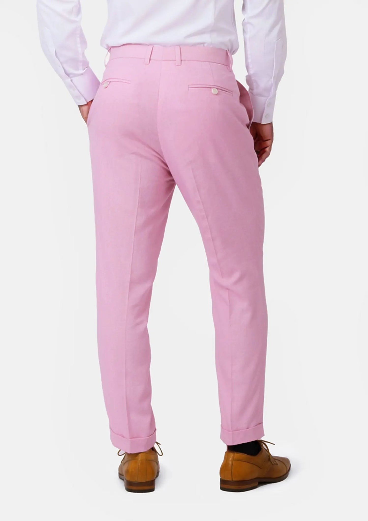 Lilac Linen Pants - SARTORO