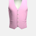 Lilac Linen Vest - SARTORO