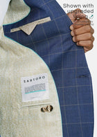 Madison Lapis Blue Windowpane Suit - SARTORO970