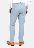 Maya Blue Linen Pants - SARTORO