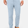 Maya Blue Linen Pants - SARTORO