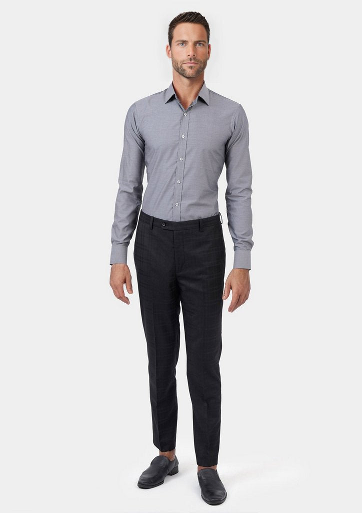 Medium Grey End On End Shirt - SARTORO
