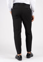 Midnight Black Stretch Pants - SARTORO484