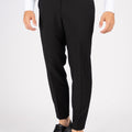Midnight Black Stretch Pants - SARTORO